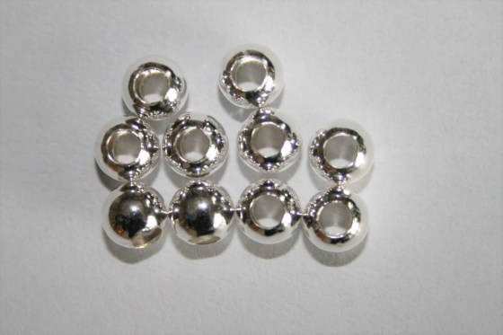 Sterling Silber Perle, 10 mm