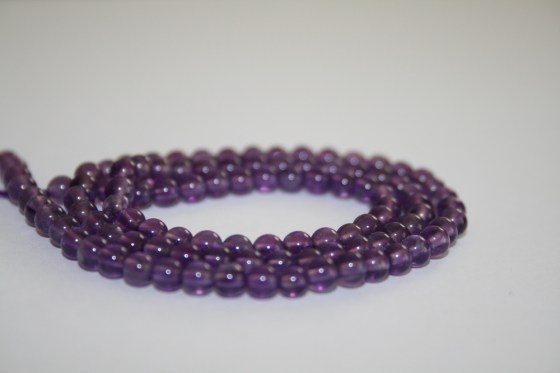Amethyst Perlen, 4 mm
