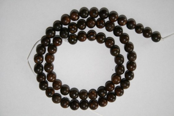 Bronzit Perlen, 6 mm