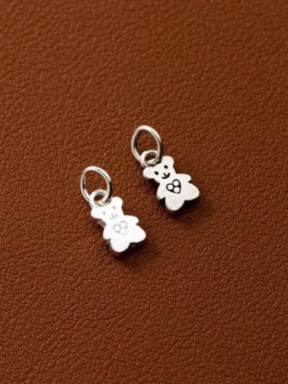 FAN-925-Sterling-Silver-Heart-Cute-Charms-0