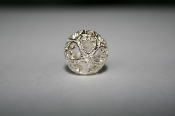 Runde Metallperle, 19 mm