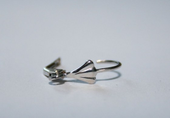 Ohrhaken 18 x 10 mm, platin