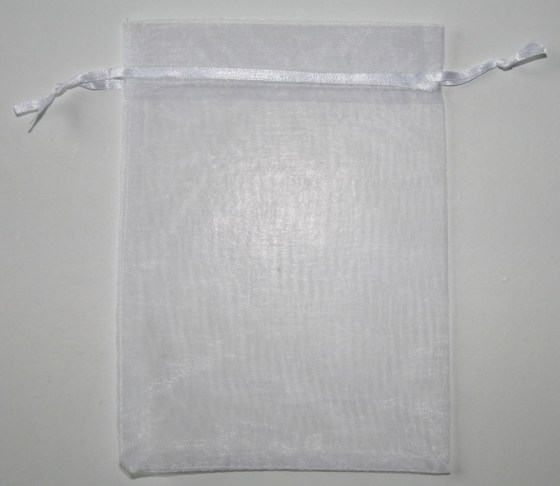 Organzabeutel weiss, gross