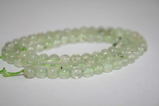 Prehnit Perlen, 4 mm
