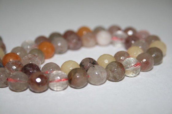 Rutil Quarz Oliven, facettiert, div. Farben