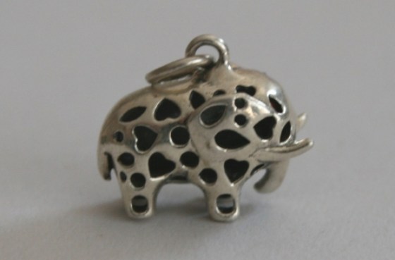 Elefanten Anhänger aus Sterling Silber