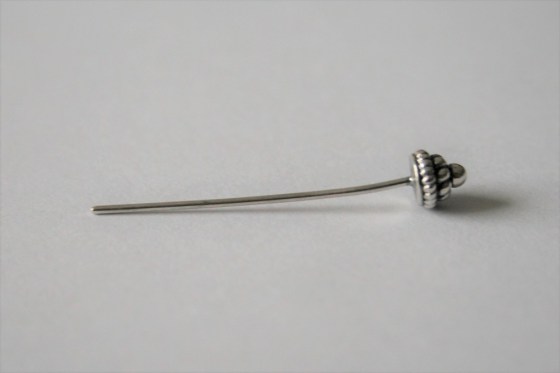 Nietstifte 36 mm, runder Kopf, Sterling Silber vergoldet