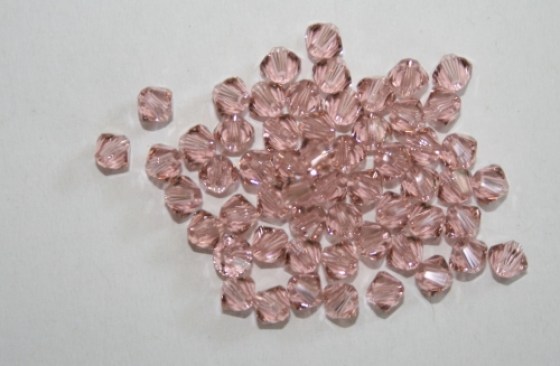 Doppelkegel 4 mm, Vintage Rose