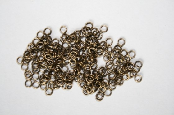 Splitringe 4 mm, bronze