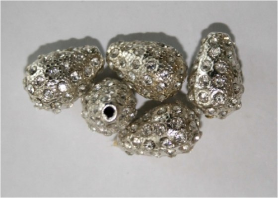 Strass Tropfen, 10 mm