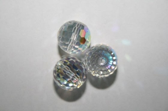 Perlen 16 mm, Crystal AB