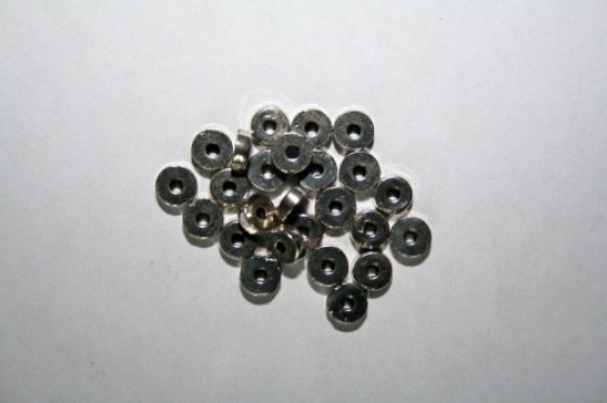 Tibetsilber Spacer, 5 mm