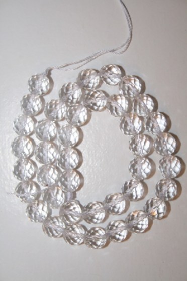 Facettierte Kristall Perlen, 10 mm