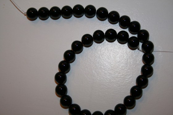 Onyx Perlen, 8 mm