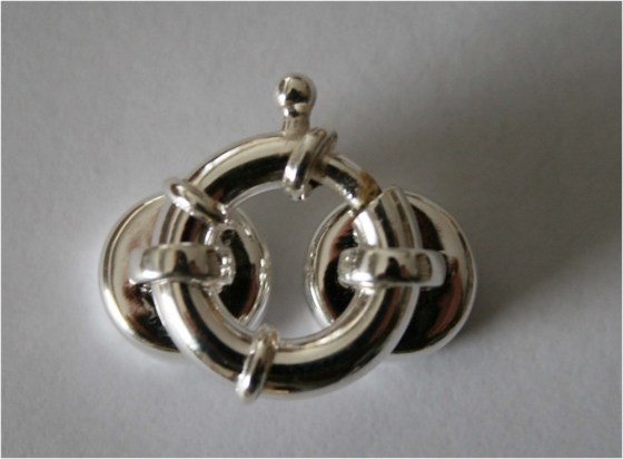 Federring 15mm, Sterling Siber