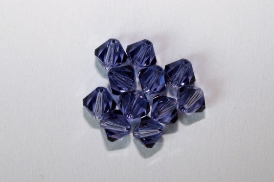 Doppelkegel 6 mm, Tanzanit